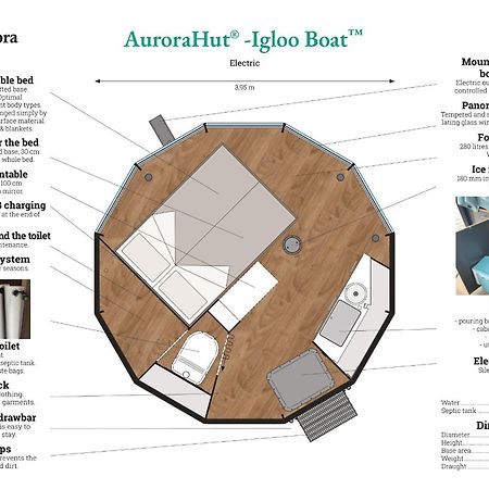 Aurora River Camp Glass Igloos & Cabins Kiruna Exterior photo