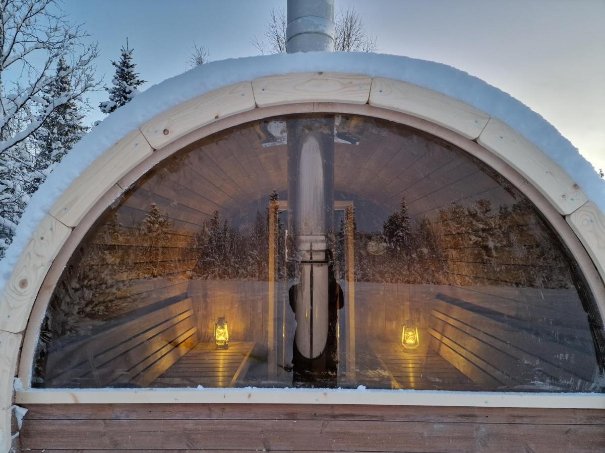 Aurora River Camp Glass Igloos & Cabins Kiruna Exterior photo